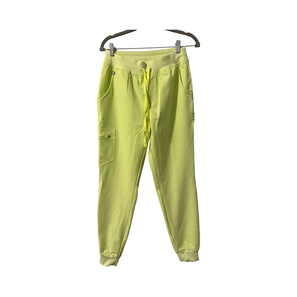 FIGS High Waisted Zamora Jogger Scrub Pants Women Sea Mist Green Size S/T